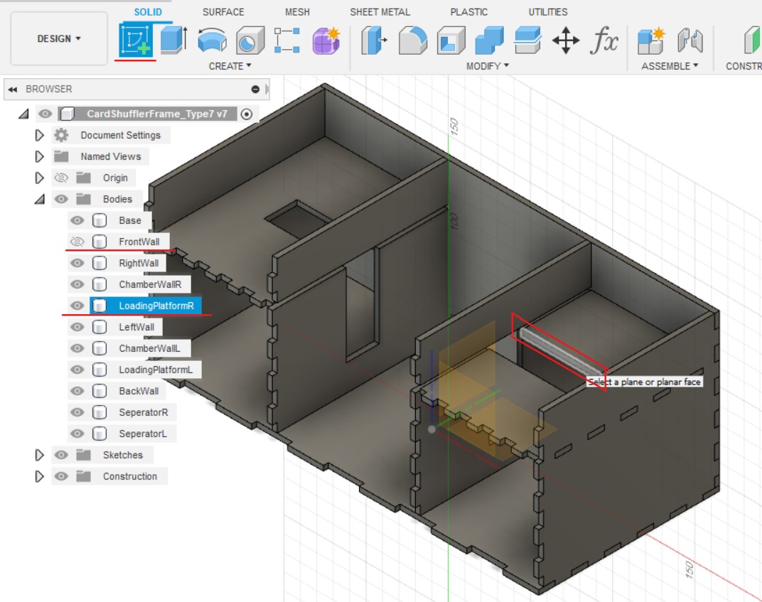 Card Shuffler Frame Design 22